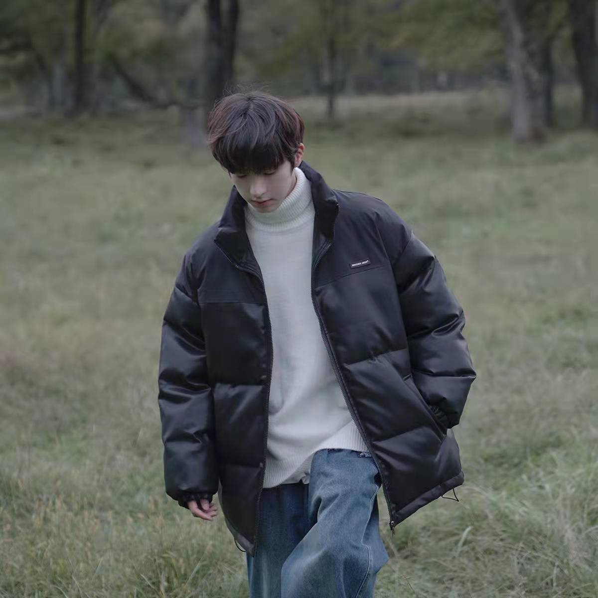 男生冬季穿搭简约干净职场,男生冬季韩式简约穿搭