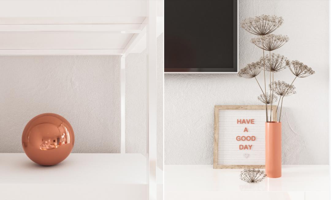 蓝橙色彩构成,活力橙配色装修