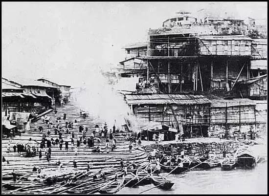 天门汉江堤历史,天门汉江码头