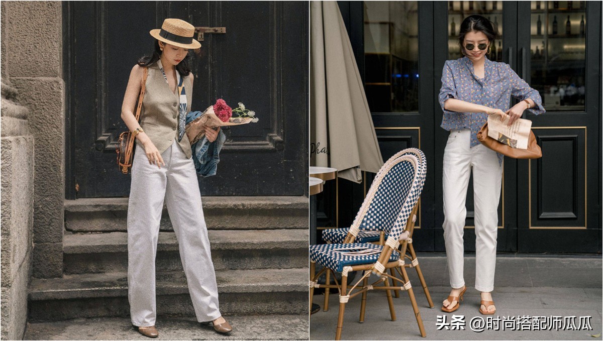 穿对“白裤子”原来这么高级！瞧三木这3套优雅搭配，照穿准美