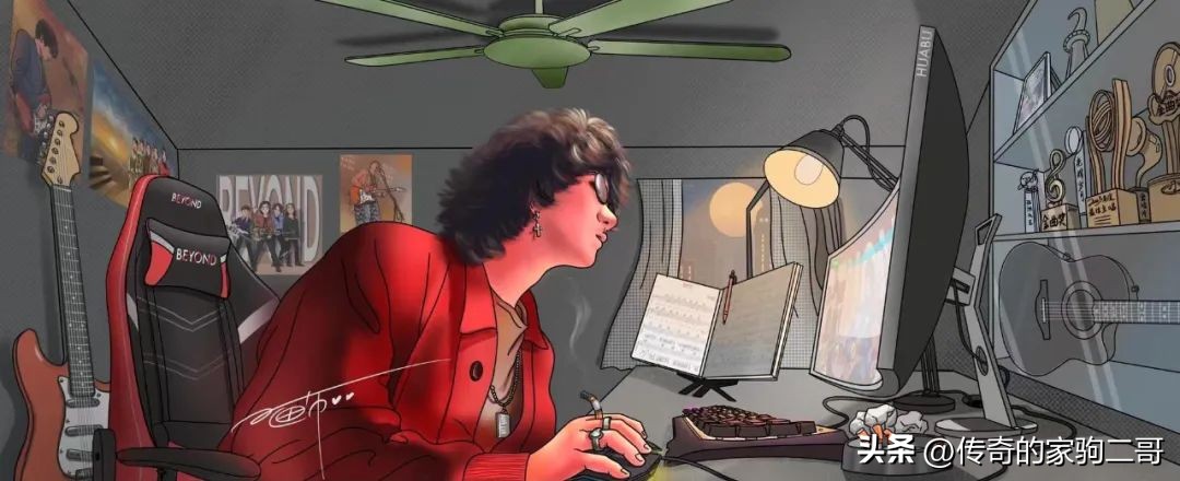 beyond黄家驹最后的绝唱,好伤感的beyond黄家驹