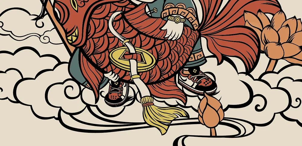 国潮风海报创意设计,国潮插画手绘初学者入门教程