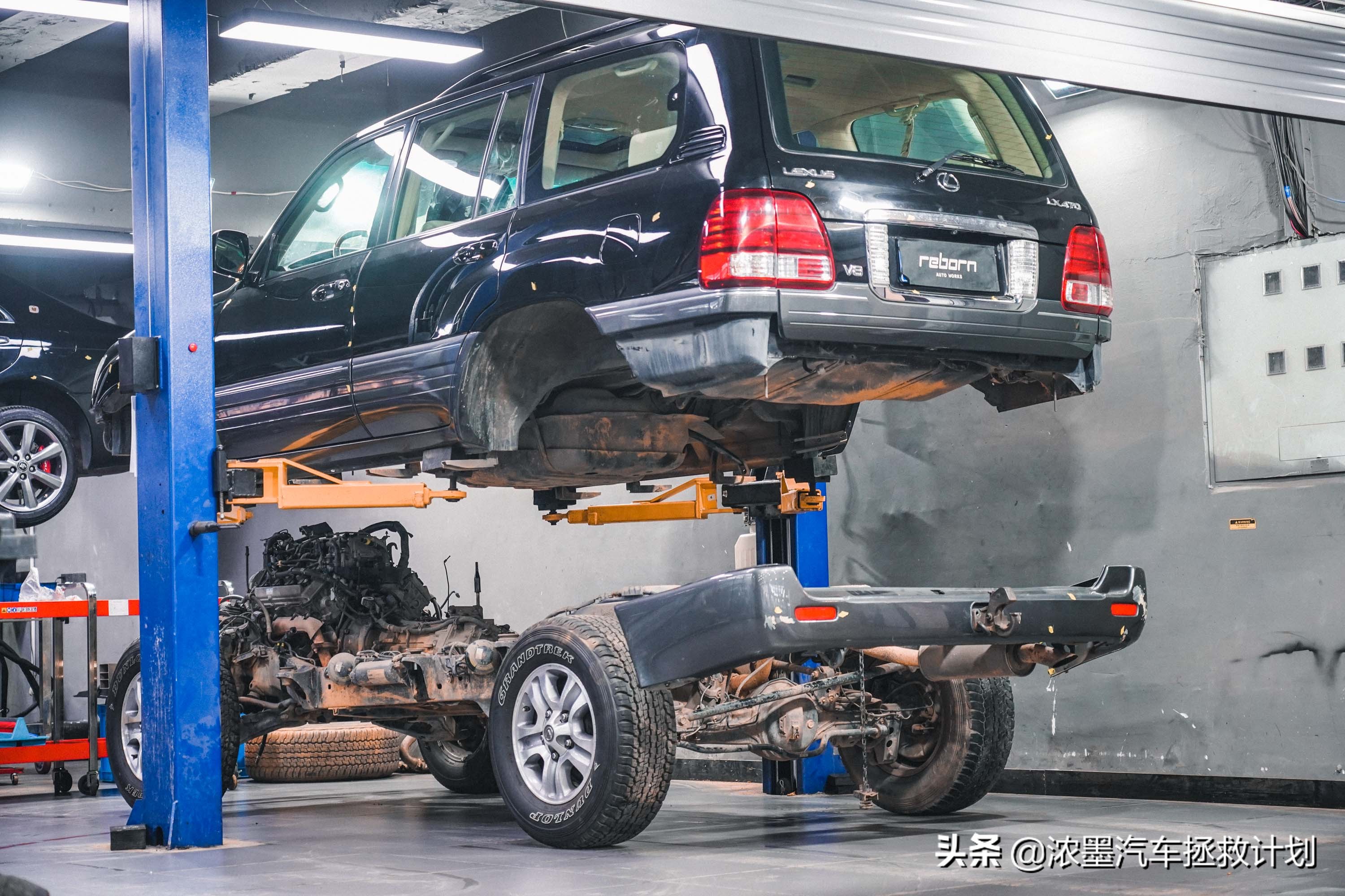 上篇｜用极致的工艺修复16年前的LX470，无惧疾风骤雨放怀前行