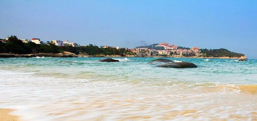 景色迷人的东方夏威夷,碧海蓝天美丽的东方夏威夷