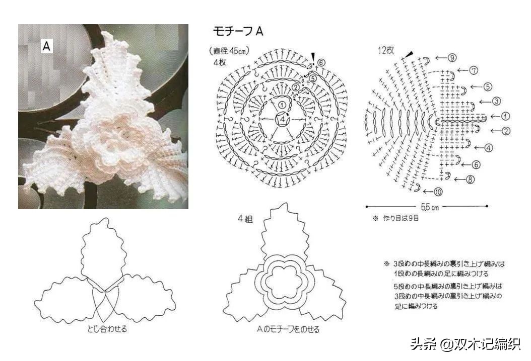 爱尔兰花和叶子大全，最令人心动的钩编之法