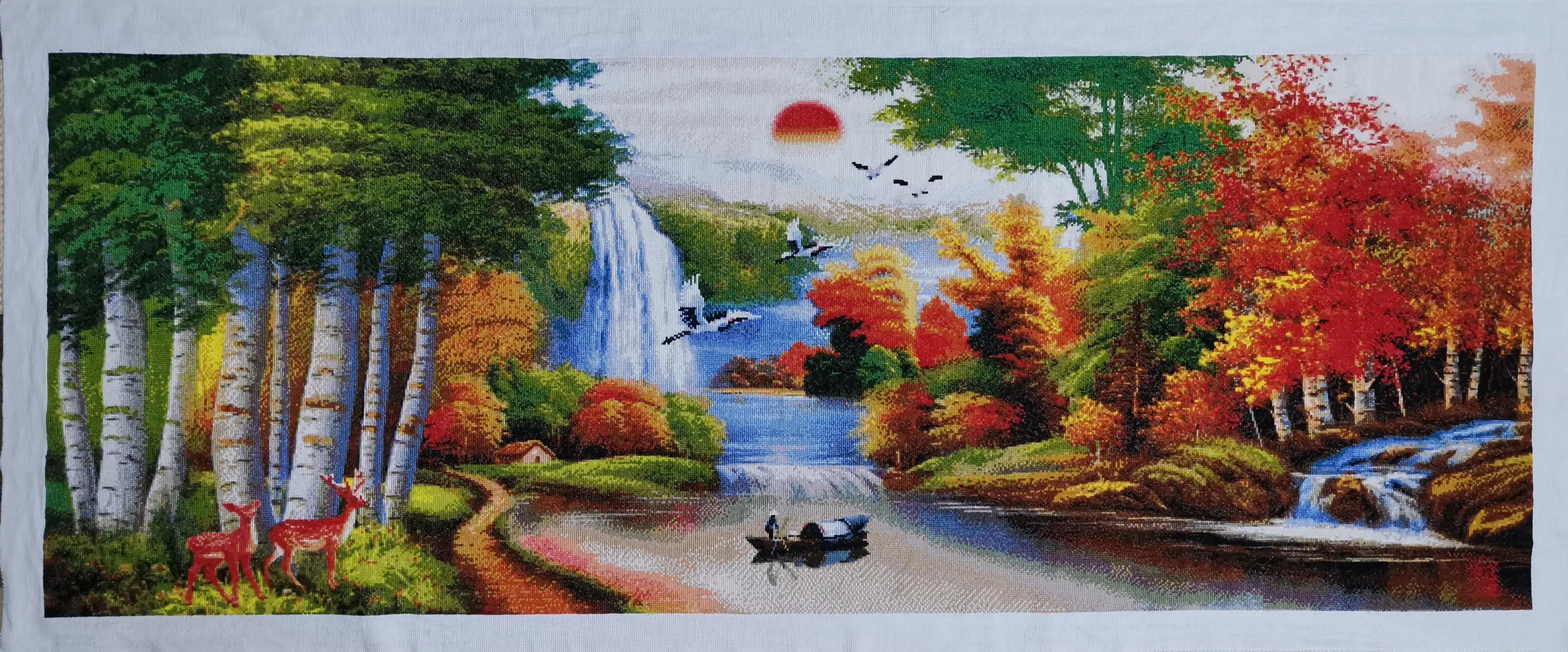 十字绣事字绣针法,十字绣事字勾边怎么绣