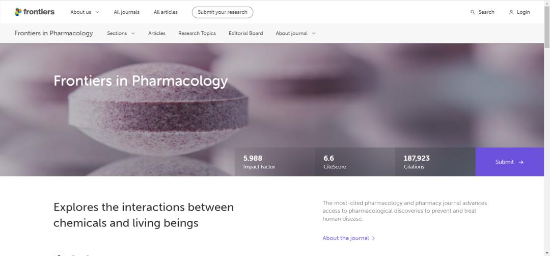 与药理学有关的期刊,药学专业期刊推荐