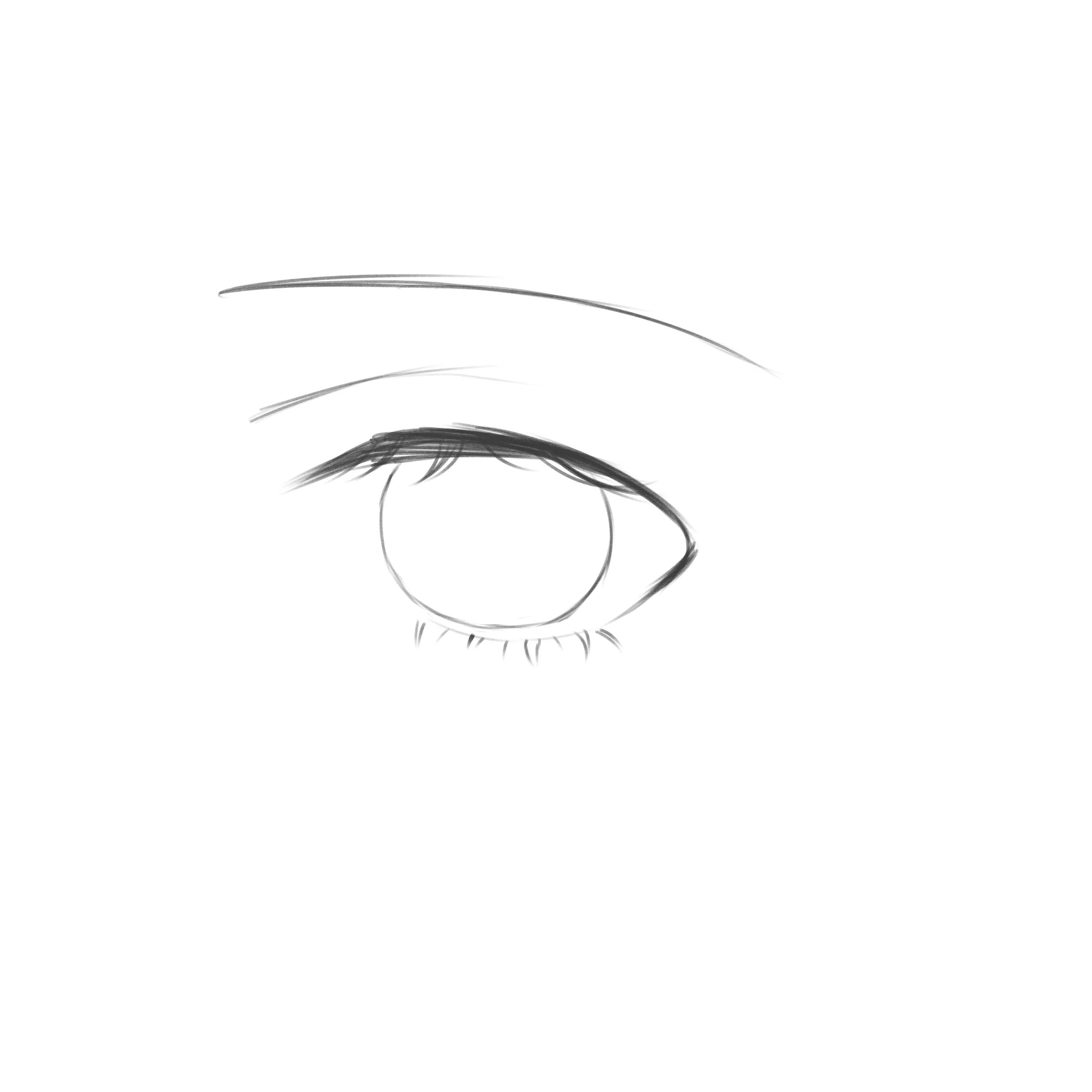 眼睛上色教程画画,新手画画眼睛自学入门教程