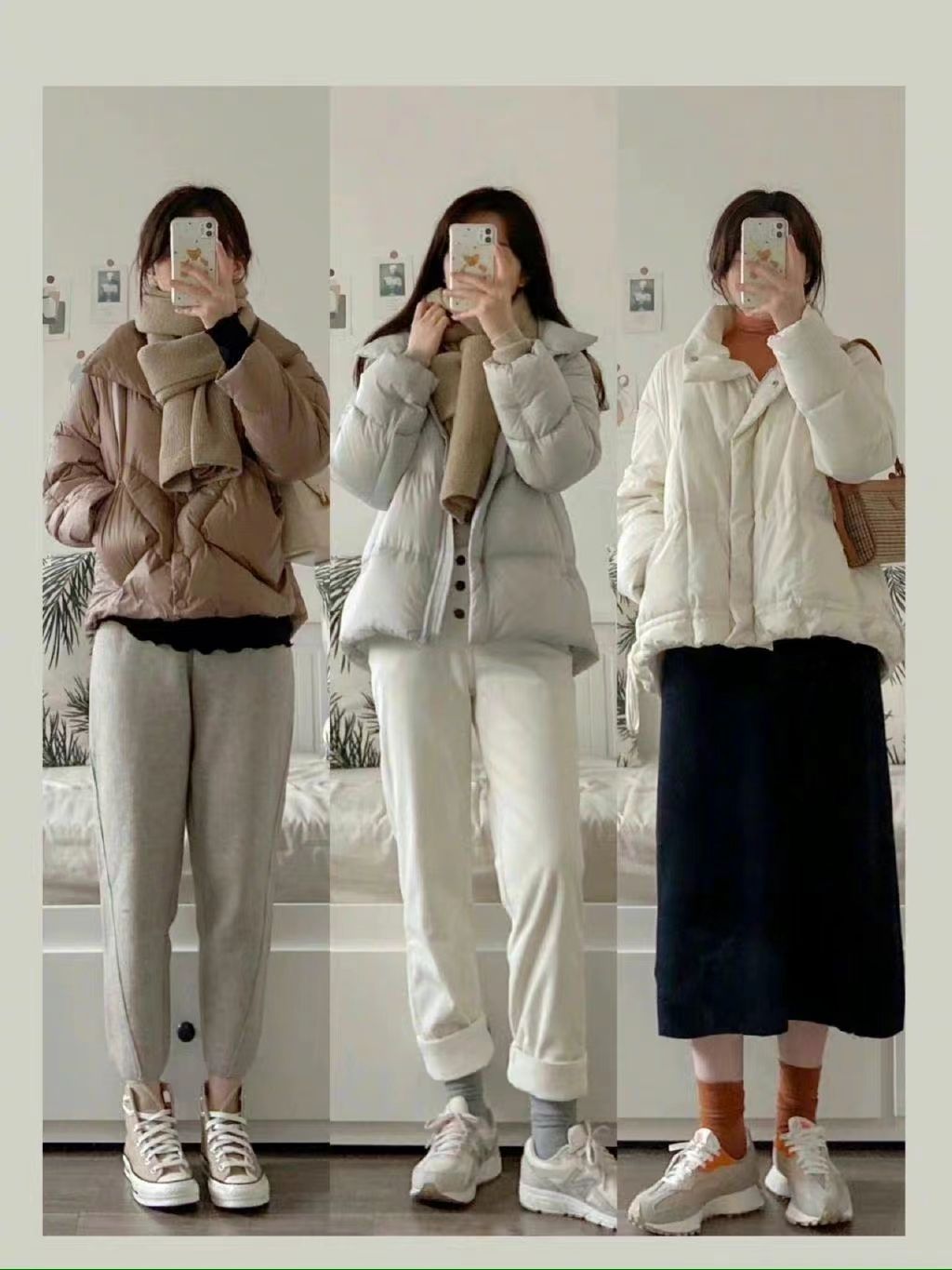 冬天穿衣风格图片,冬天简单的衣服穿出高级感