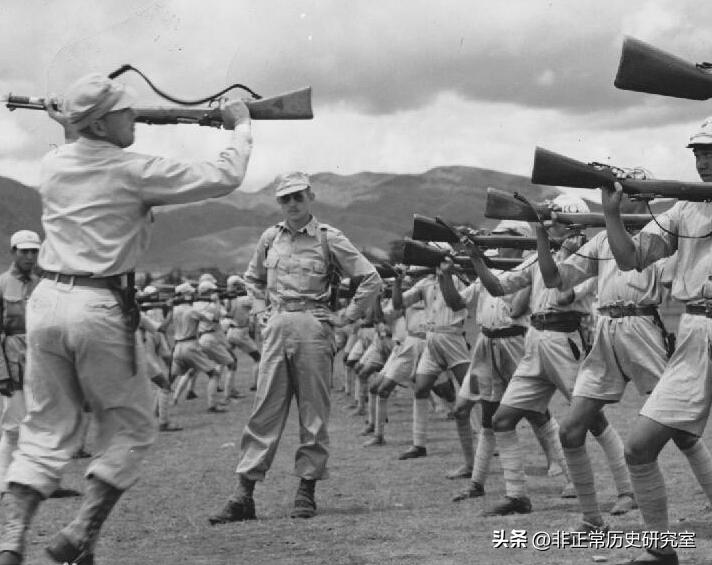 老照片抗日战争时期的中国远征军,远征军珍贵影像图片