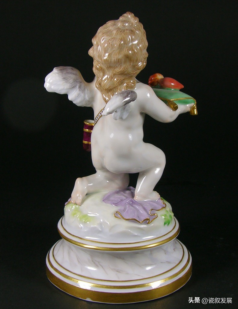 欧洲瓷器之祖-梅森Meissen制瓷厂-爱神丘比特“爱”主题瓷塑(2)
