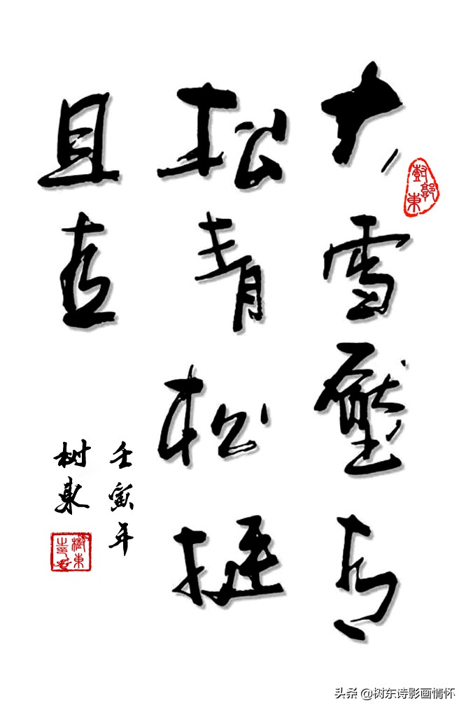 大雪压青松青松挺且直是谁写的诗,大雪压青松青松挺且直象征意义