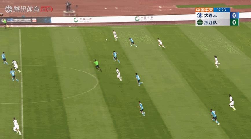 浙江队2-1战胜大连人视频,浙江队3-0大连人