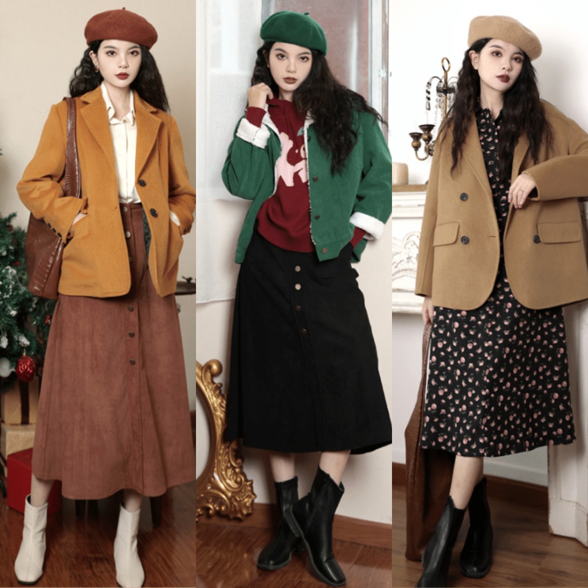 女士穿搭30岁轻熟风裙子,适合30岁穿的裙子气质大方显瘦