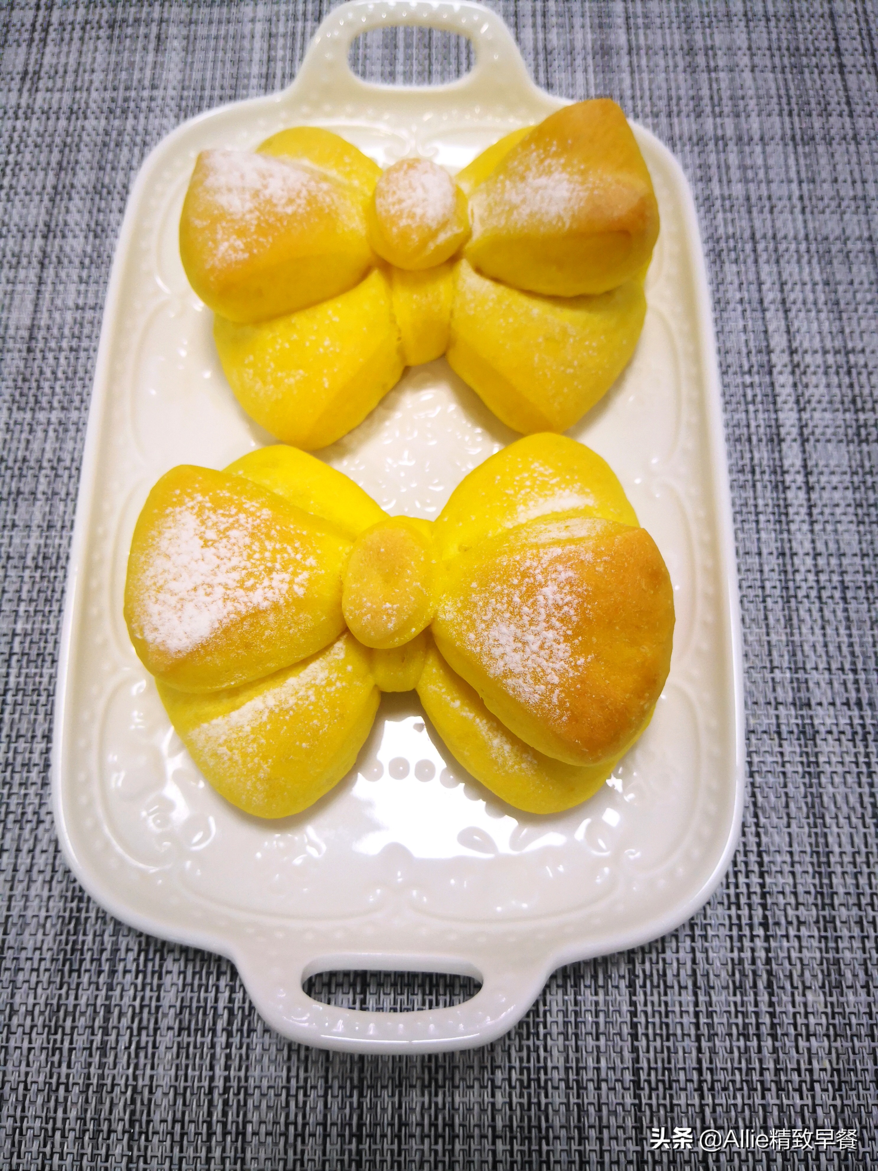 用南瓜做宝宝辅食点心,面食蝴蝶结怎么做简单又好吃