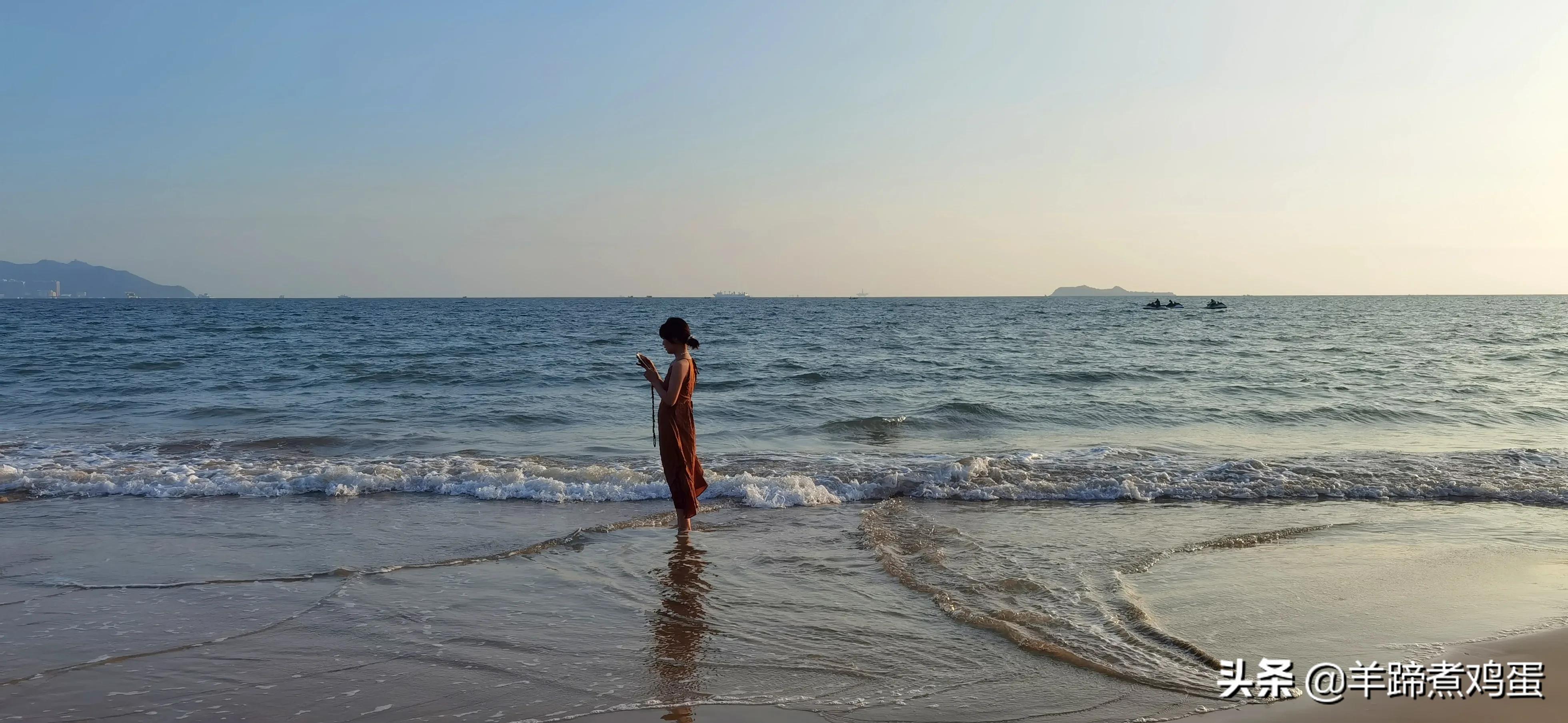 三亚椰梦长廊日落绝美,三亚湾椰梦长廊看夕阳最佳观赏点