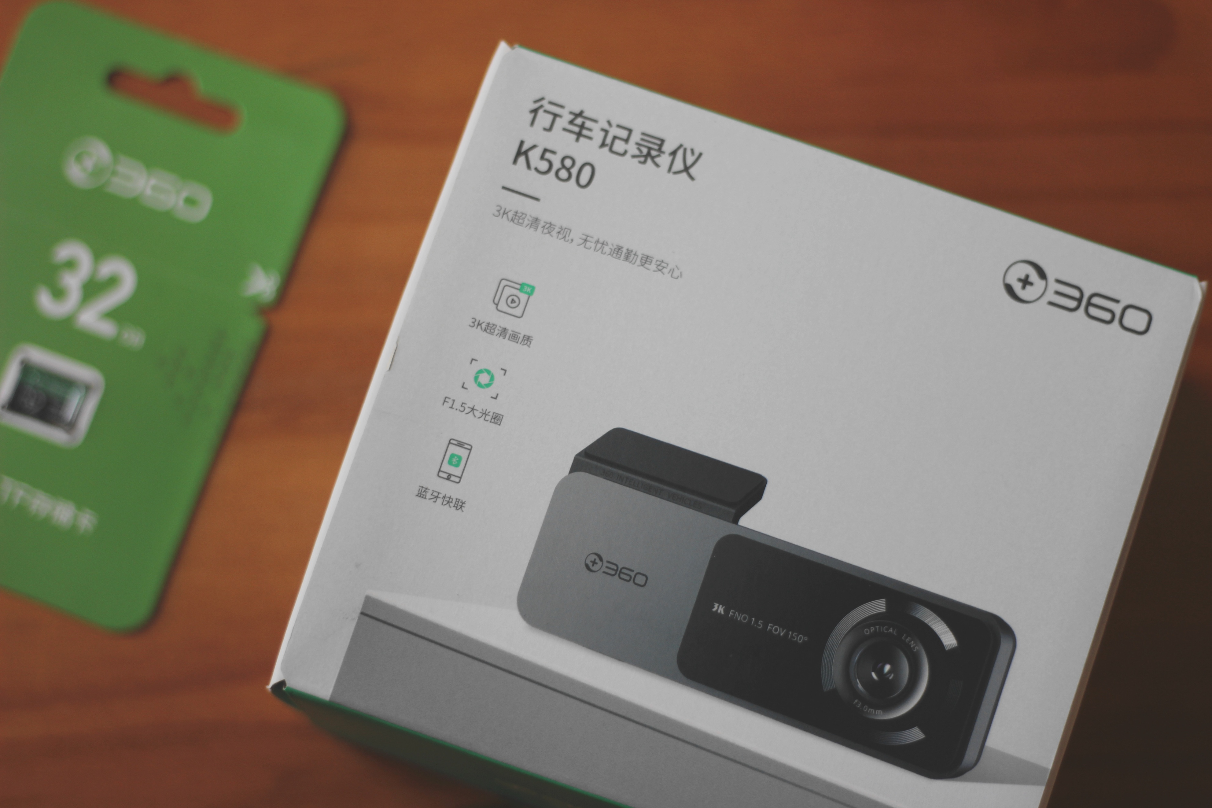 全新升级：360行车记录仪K5803K超清影像画质、MINI小巧且高颜值