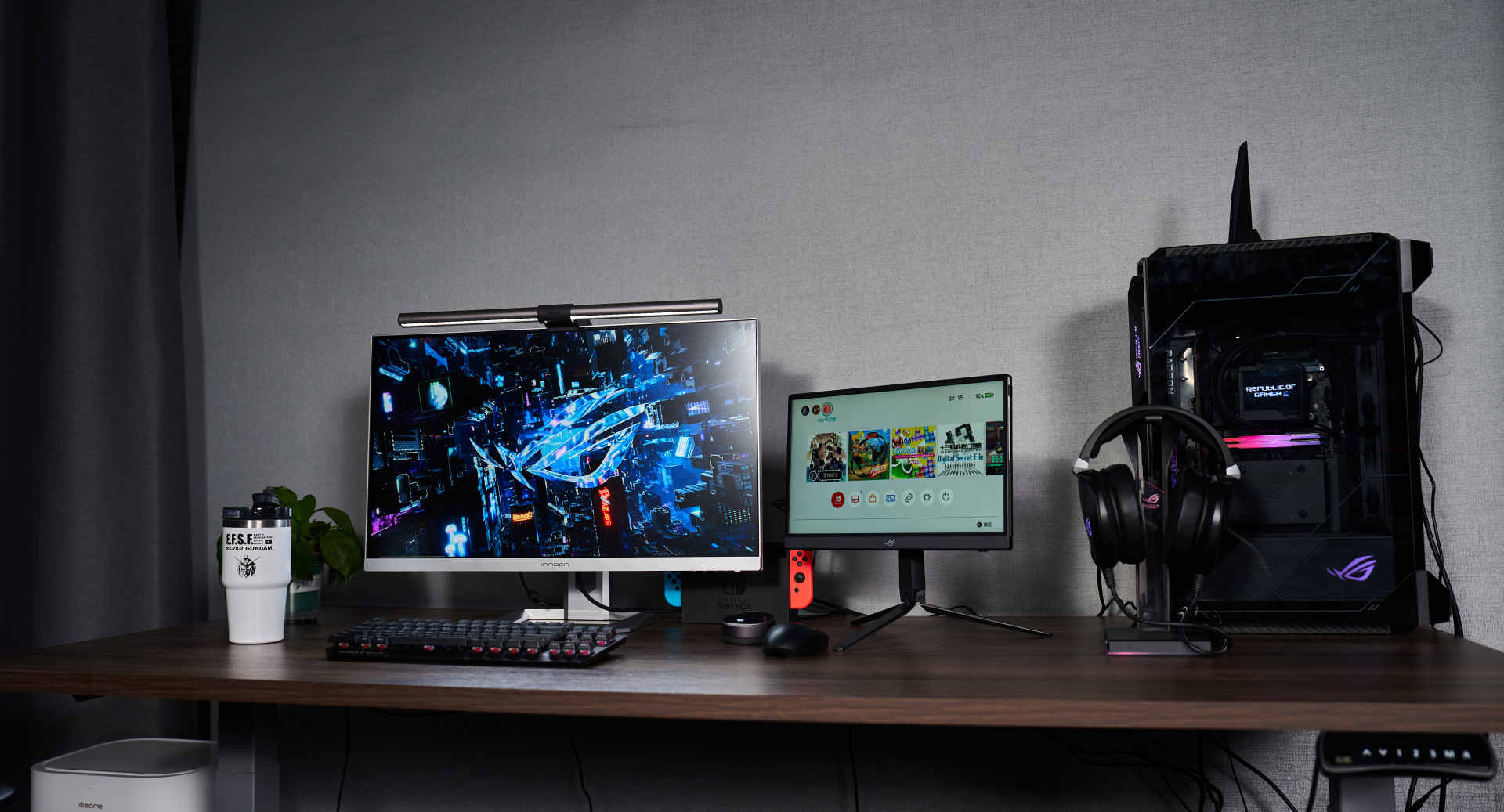 rog全家桶顶配桌搭,rog全家桶同品质混搭