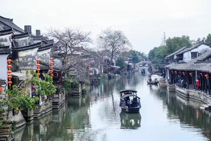 浙江嘉兴西塘后花园,西塘古镇春节旅游攻略