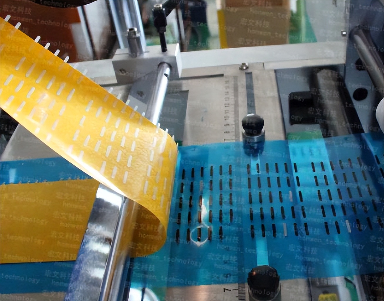 双面泡棉胶带异步模切工艺,全自动模切技术教程