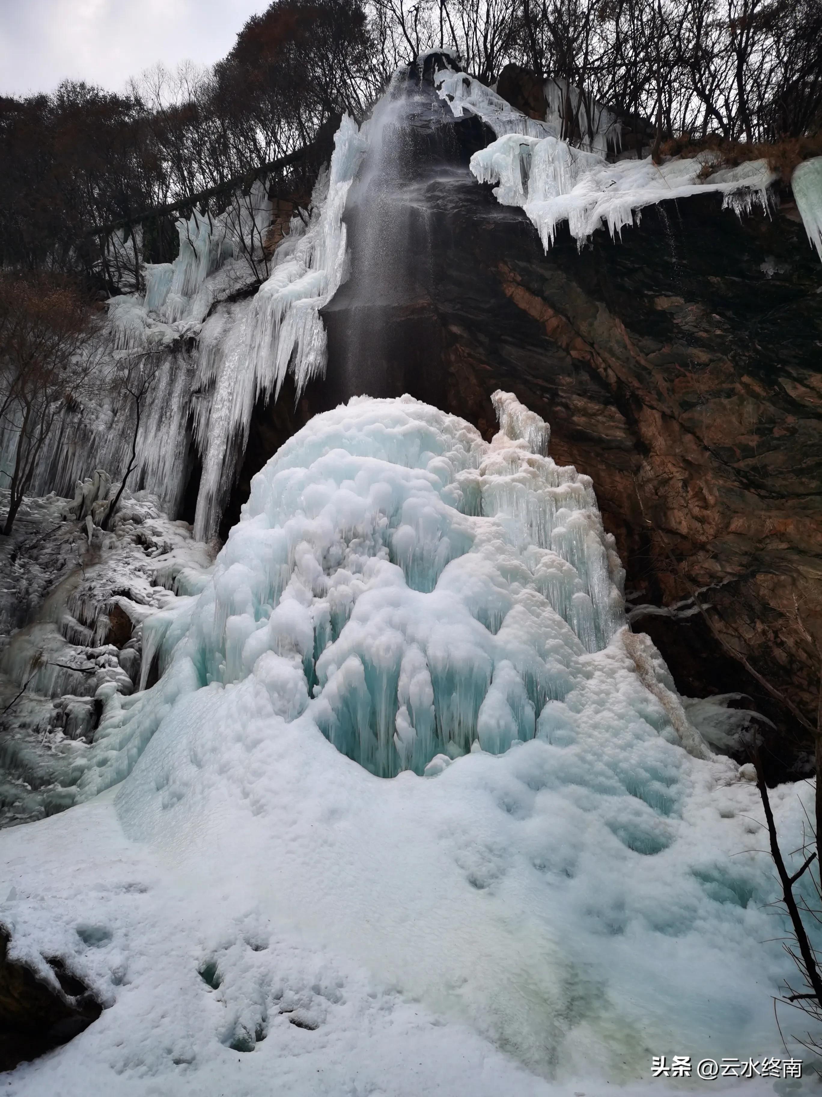 华山冰瀑旅游攻略,华山冰瀑风景区