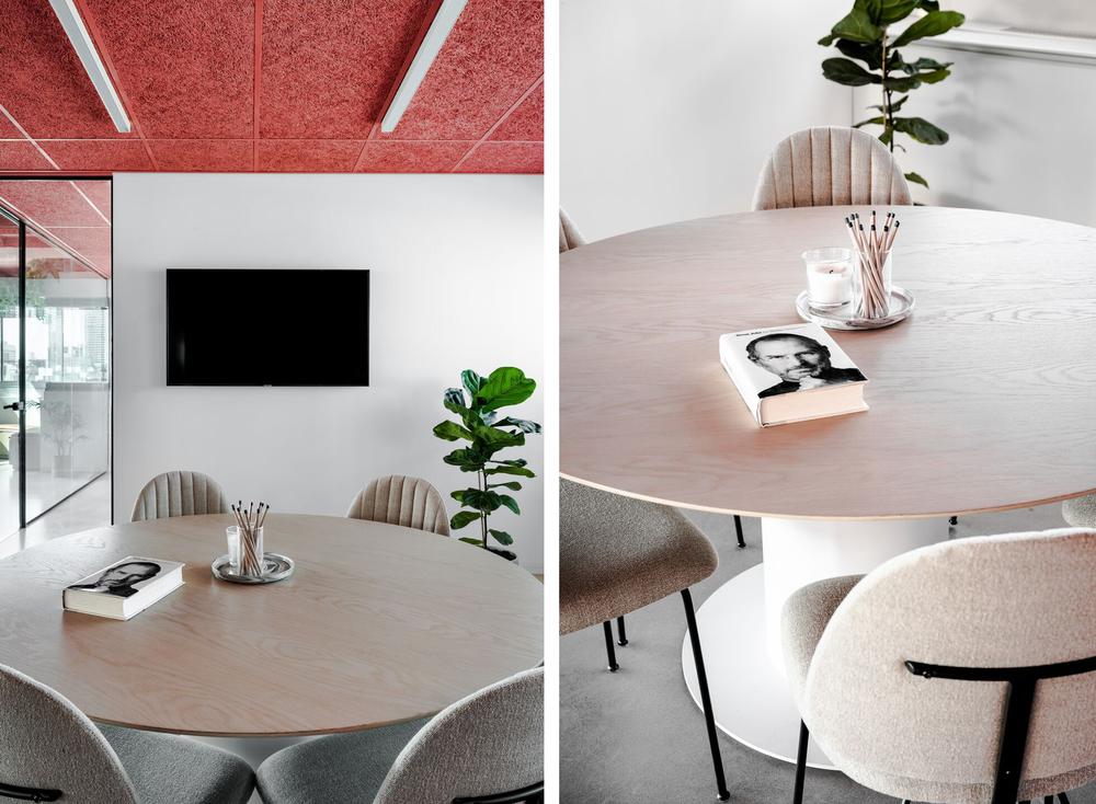 玫粉工业风Bazaart百色特特拉维夫办公设计欣赏