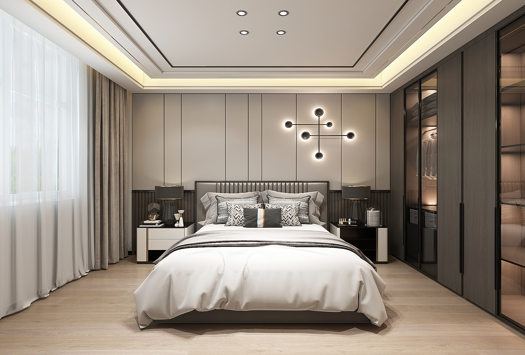 银川办公室设计装修公司|银川万熙服饰办公室设计装修方案鉴赏