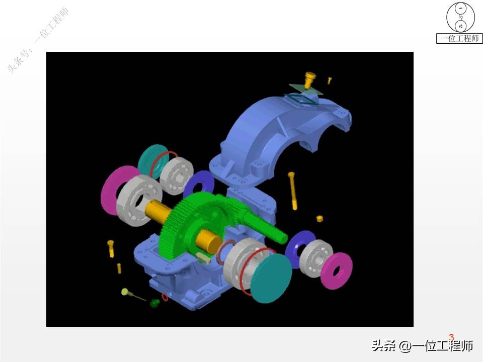装配图的4类画法，7步完成装配图的绘制，46页PPT介绍装配图画法
