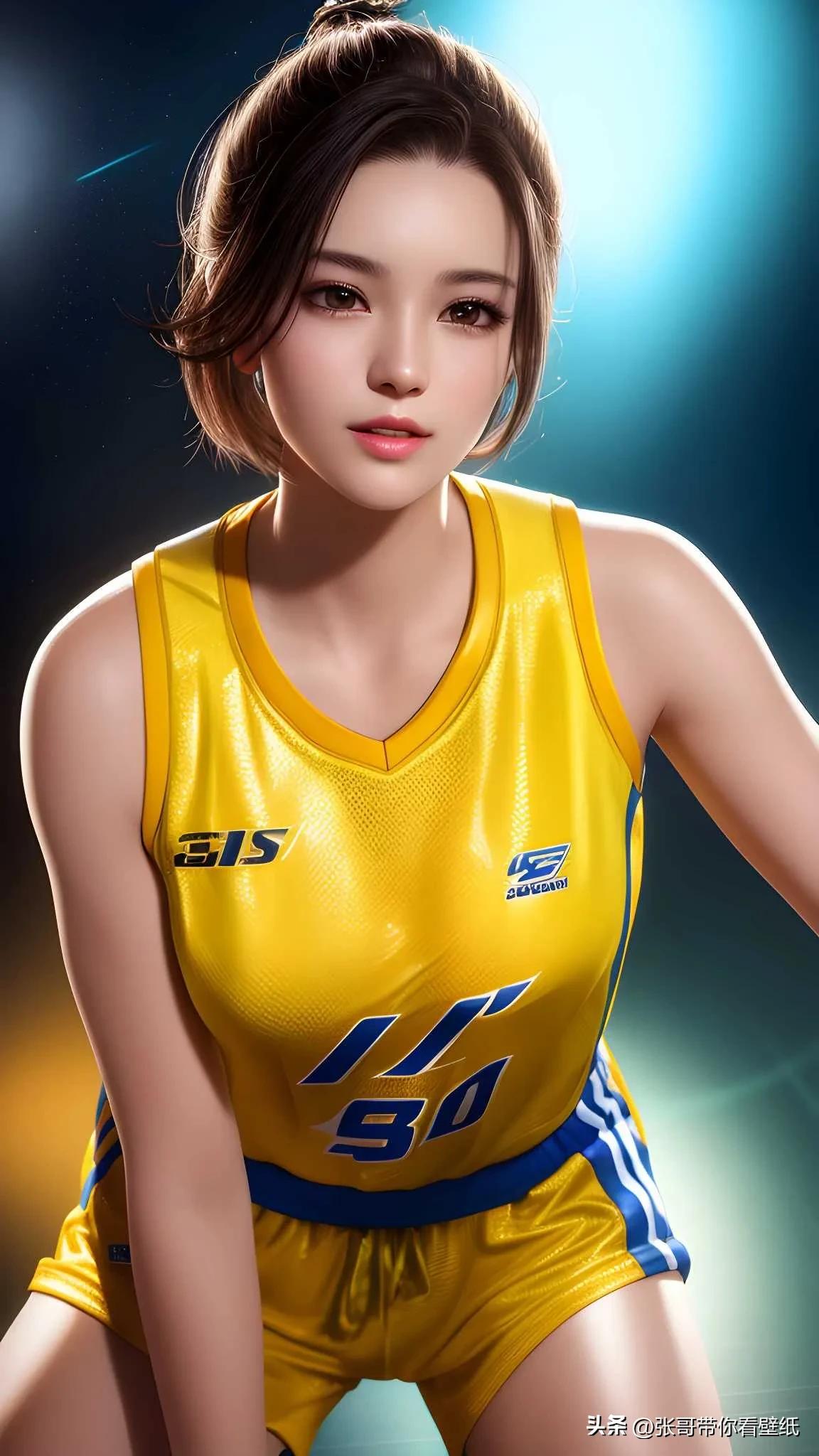 ai绘画篮球女孩,ai绘画篮球队