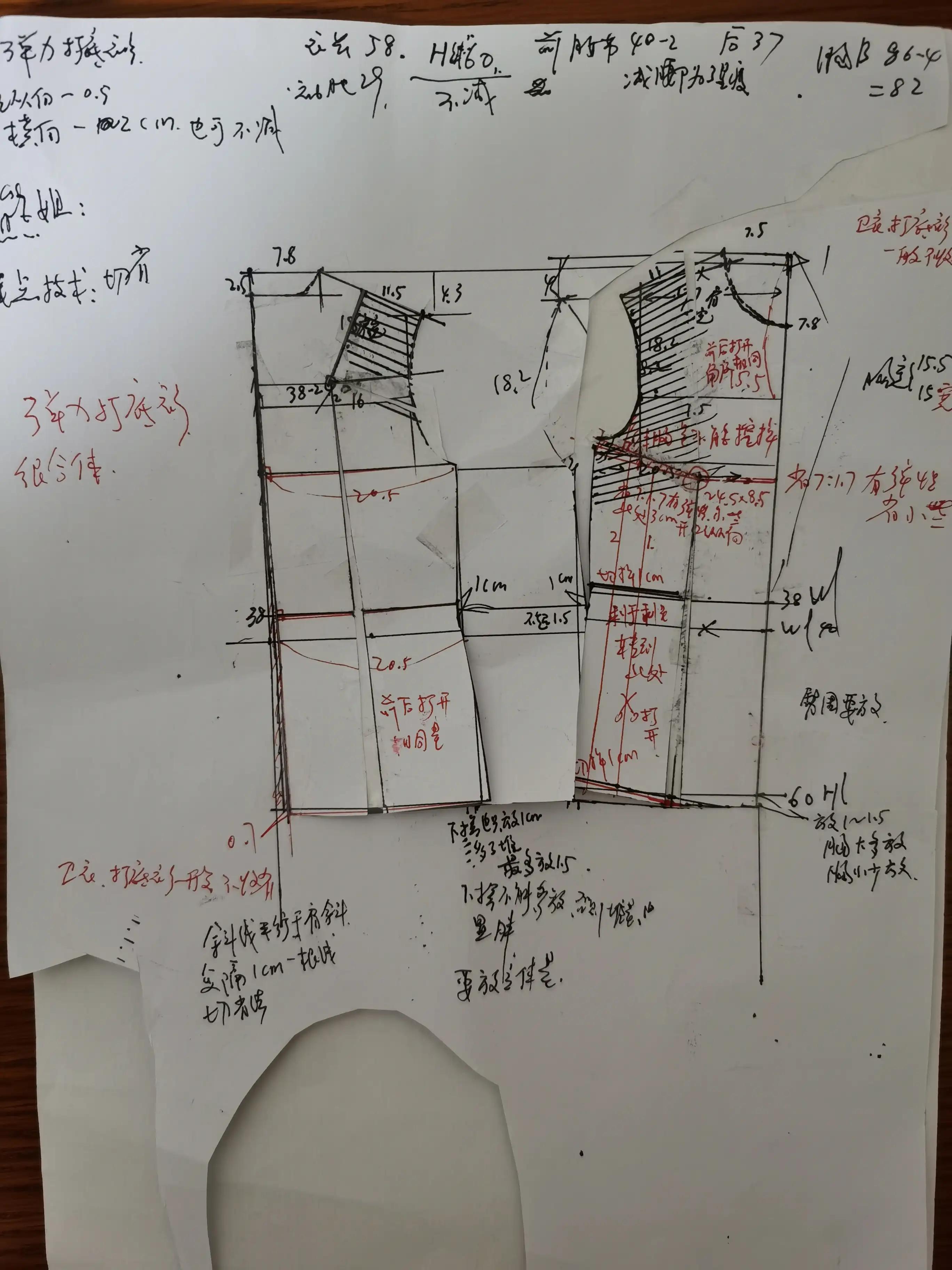服装打版怎样找肩点和袖笼,女装衣身平衡打版技巧
