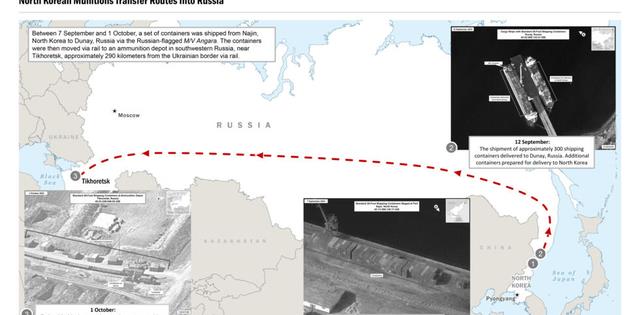 一架俄罗斯专机从北京飞往平壤，在中俄朝之间，连成了一条线！