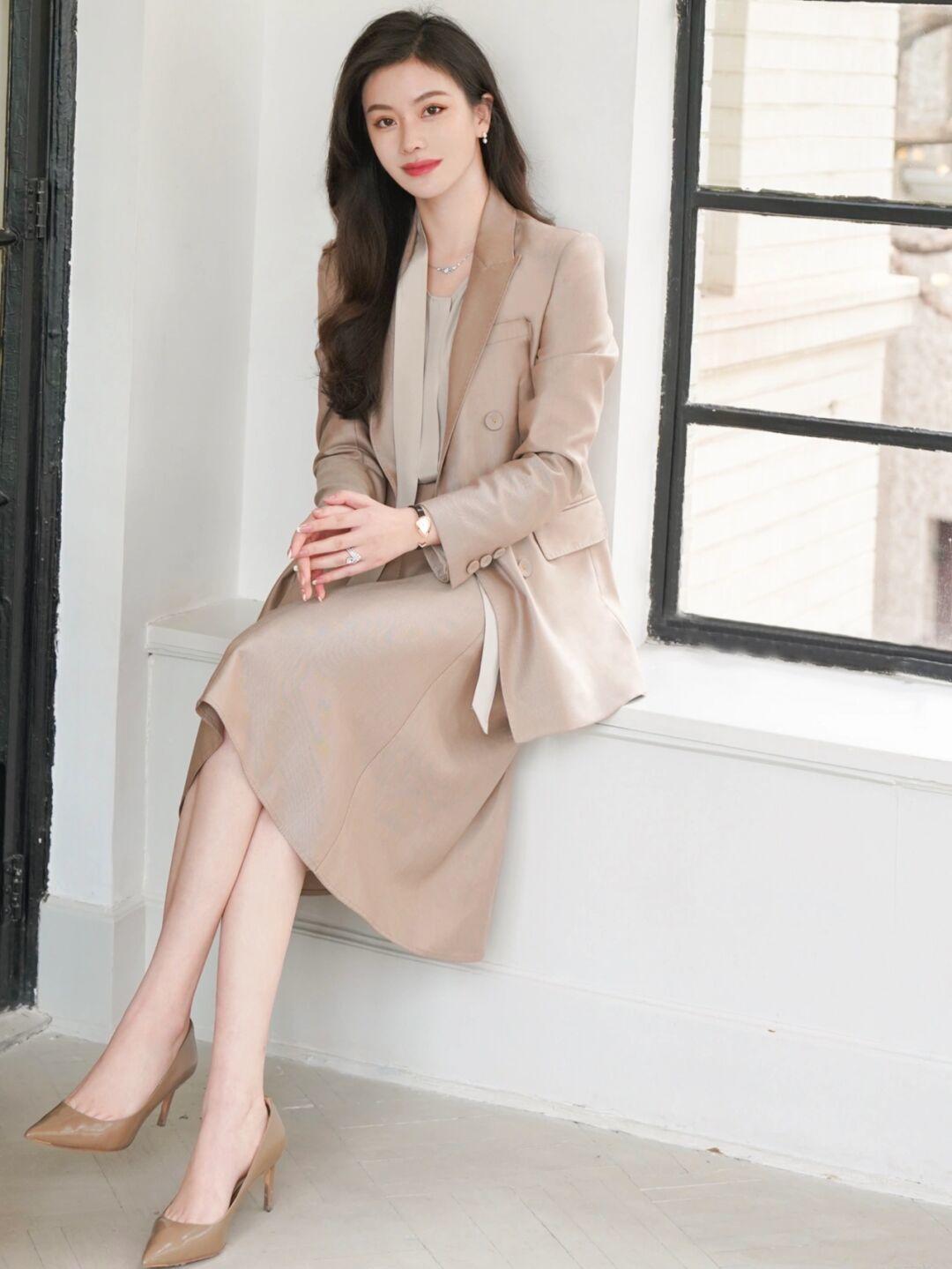 不同职场西装穿搭,职场想要正式又不刻板的穿搭