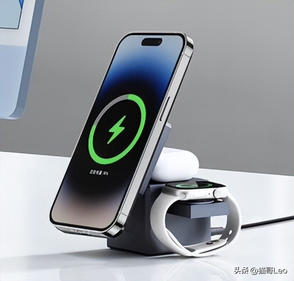 apple三合一无线充电魔方,安克磁力魔方