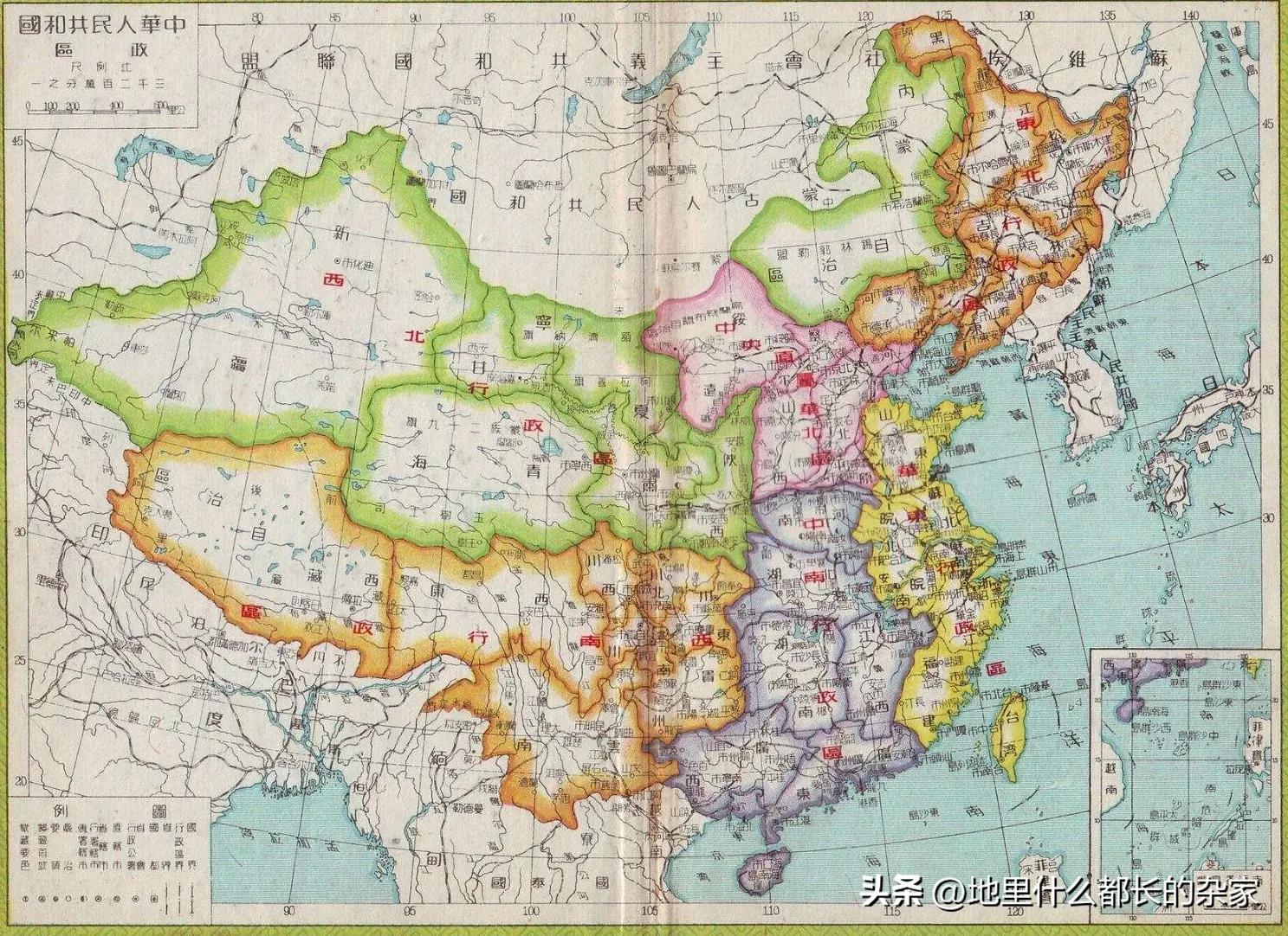 华中华北华南华东怎么区分,华中和华南对比