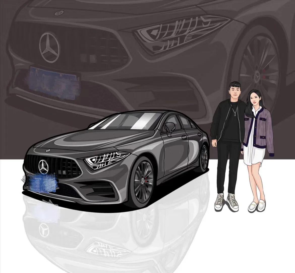 浜鸿溅鍚堜竴鎵嬬粯,浜鸿溅鍚堜竴寰俊澶村儚