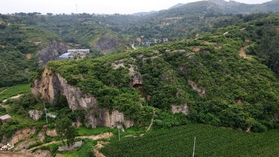 河南周口市山顶洞人遗址,中国最原始的山顶洞人