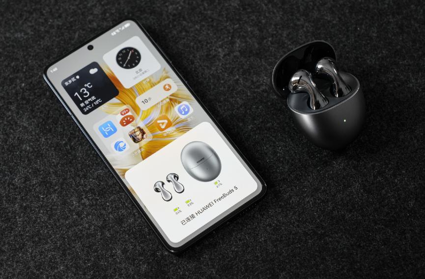 华为freebuds5半入耳式降噪蓝,华为Freebuds5半入耳降噪耳机