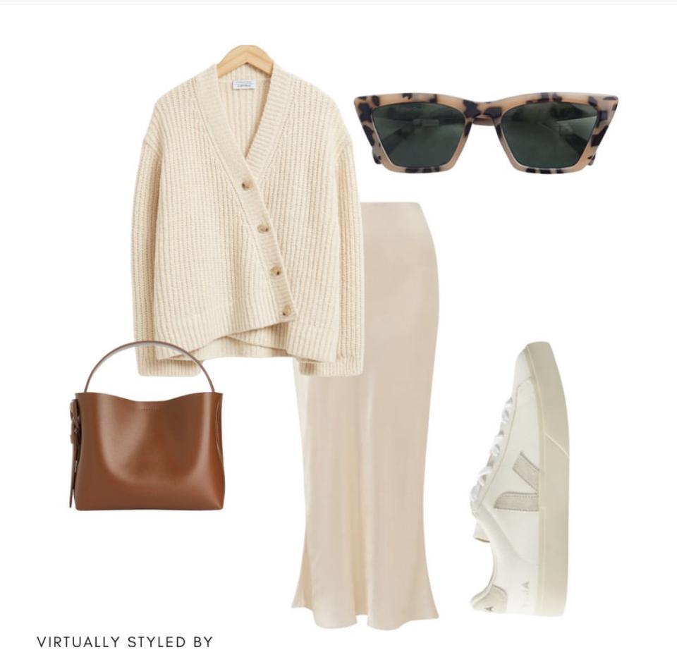 米色系搭配真的很高级，8件衣服的一周穿搭，雅致也大方