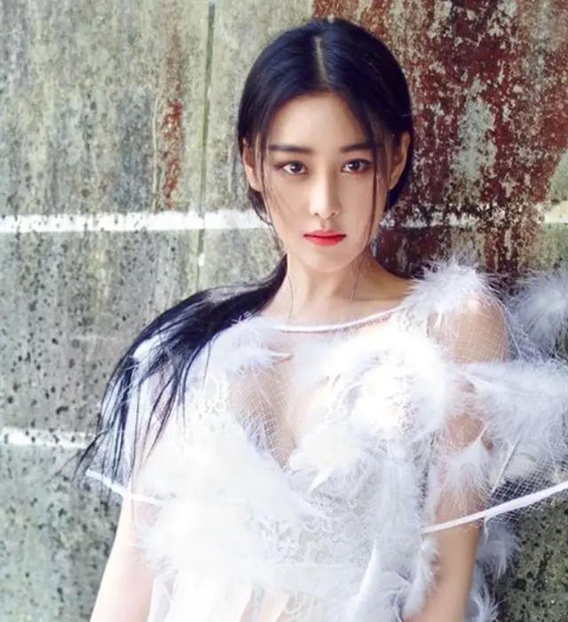 张馨予何捷婚礼晚礼服,张馨予深v礼服