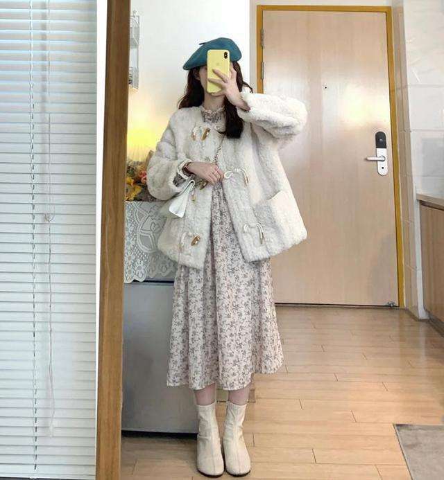 冬季穿低帮马丁靴,降温了中拉链马丁靴