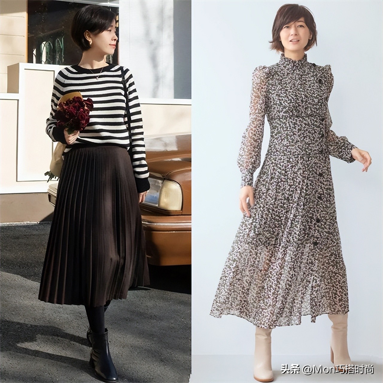 45岁女人冬季穿什么雪地靴子好看,女人穿哪个颜色的雪地靴好看