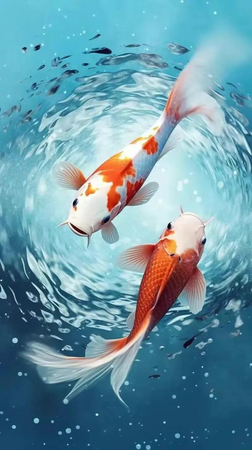 多姿多彩锦鲤图片,锦鲤鱼的照片大全大图可爱