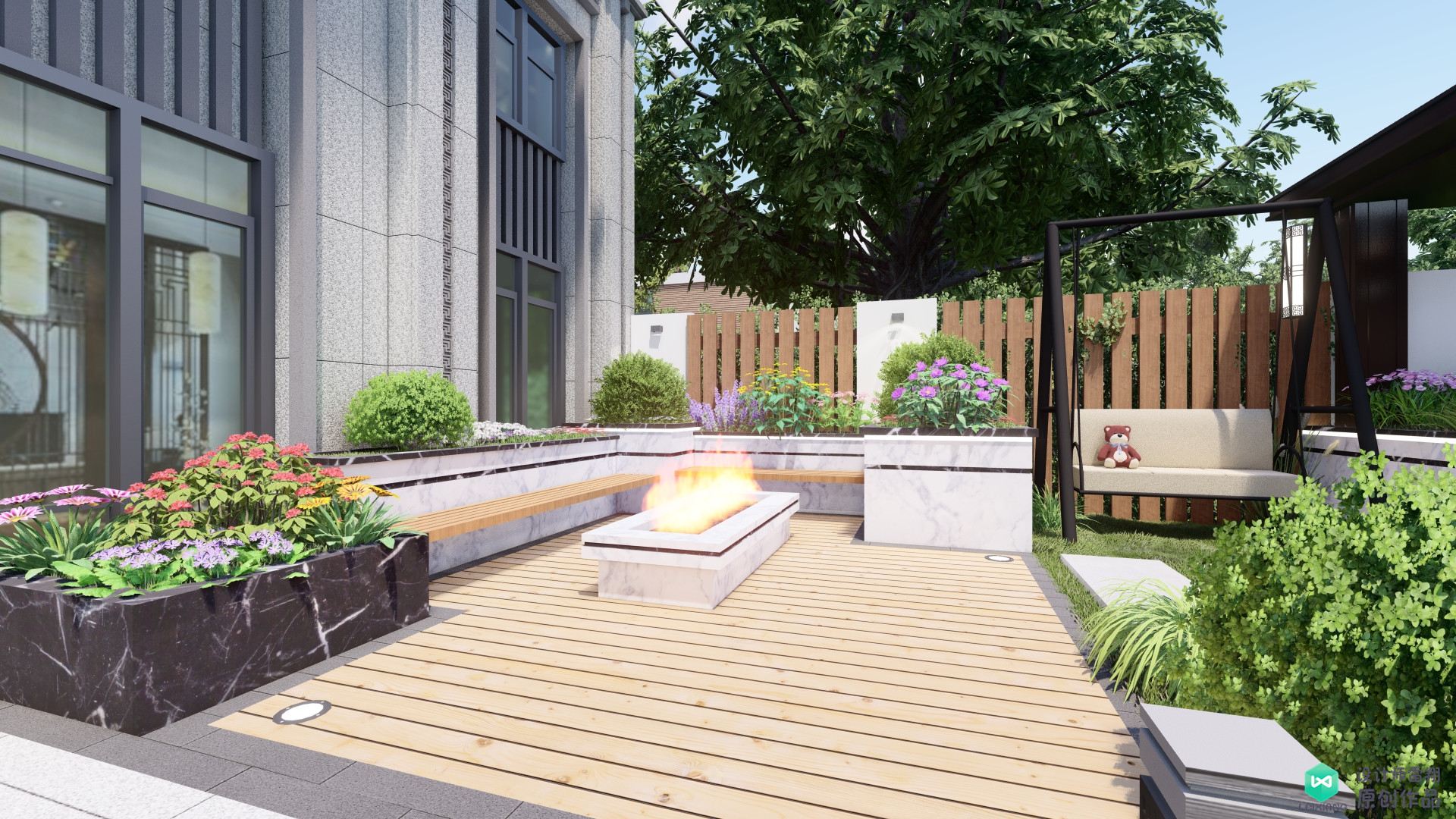 最简单省钱好打理的庭院设计方案,如何打造庭院特色花园