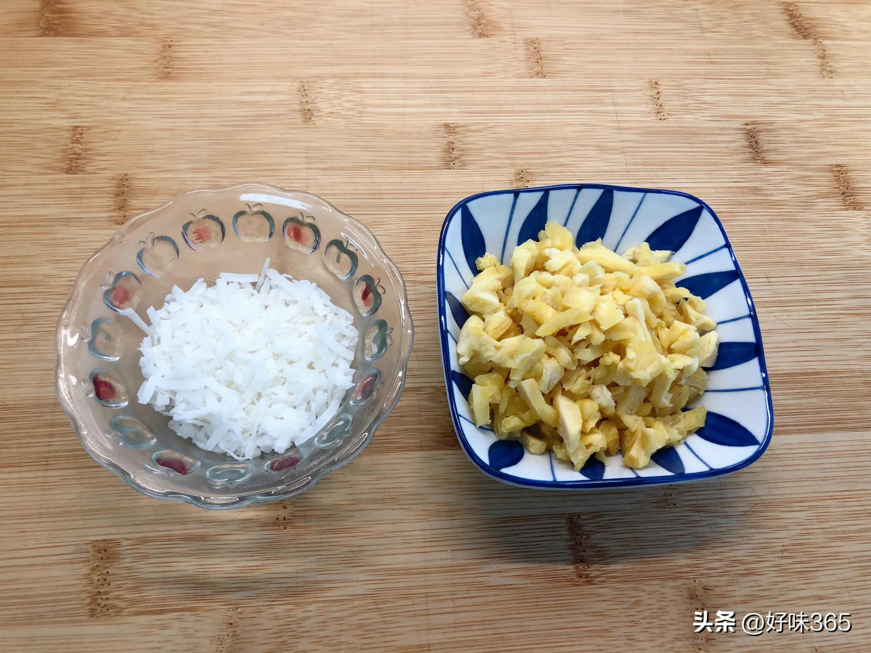 椰丝菠萝吐司,夏日甜品蔓越莓全麦面包