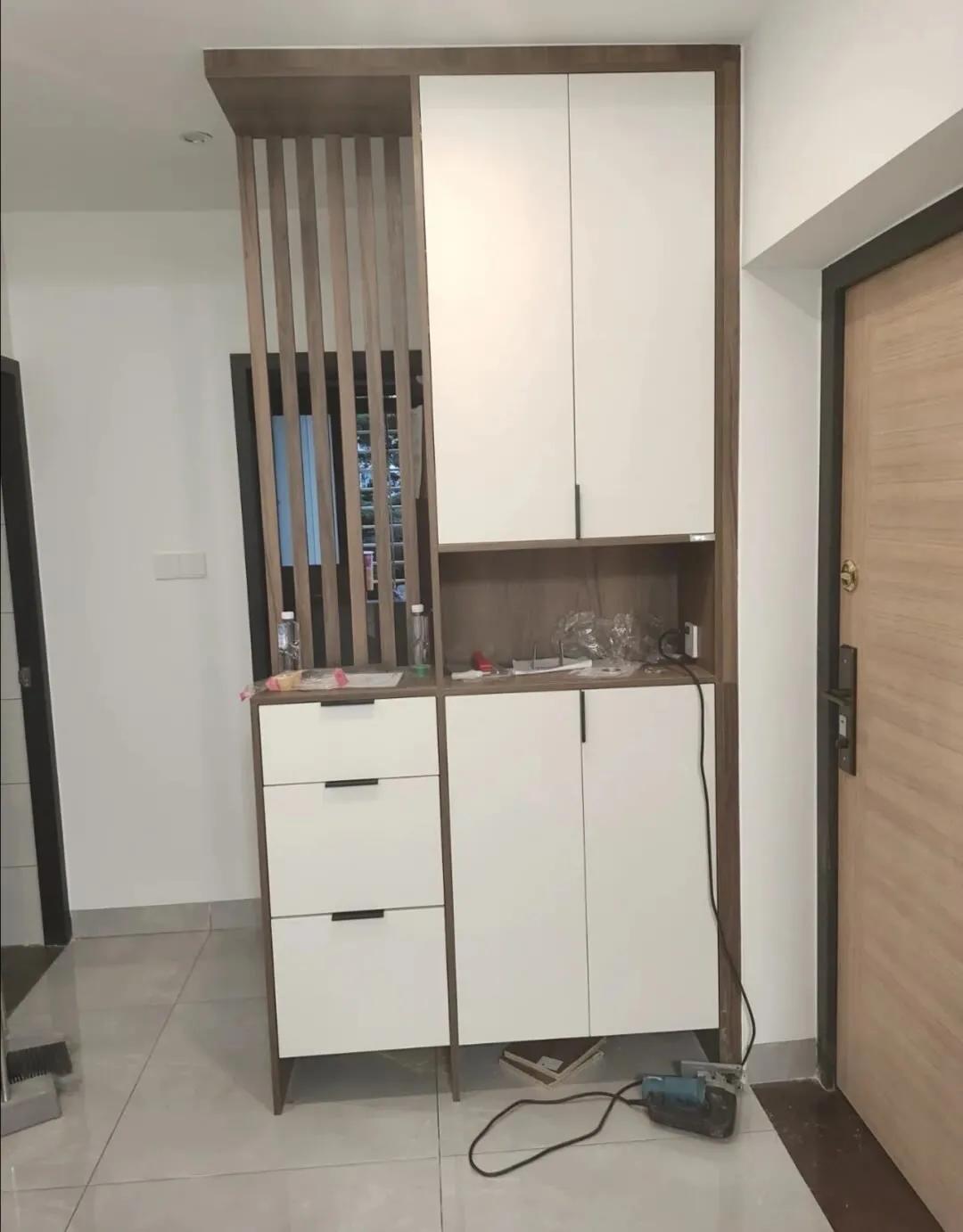 屏风隔断柜效果图,20公分隔断柜效果图