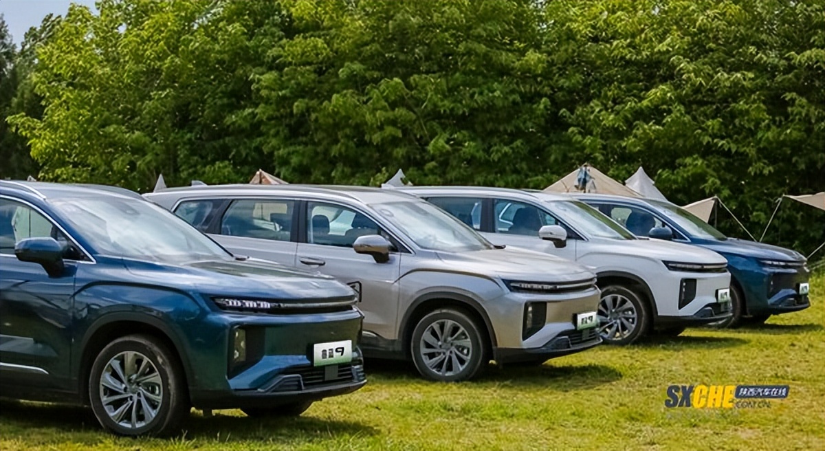 纯电动中大型suv睿蓝9实车首拍,试驾吉利睿蓝9