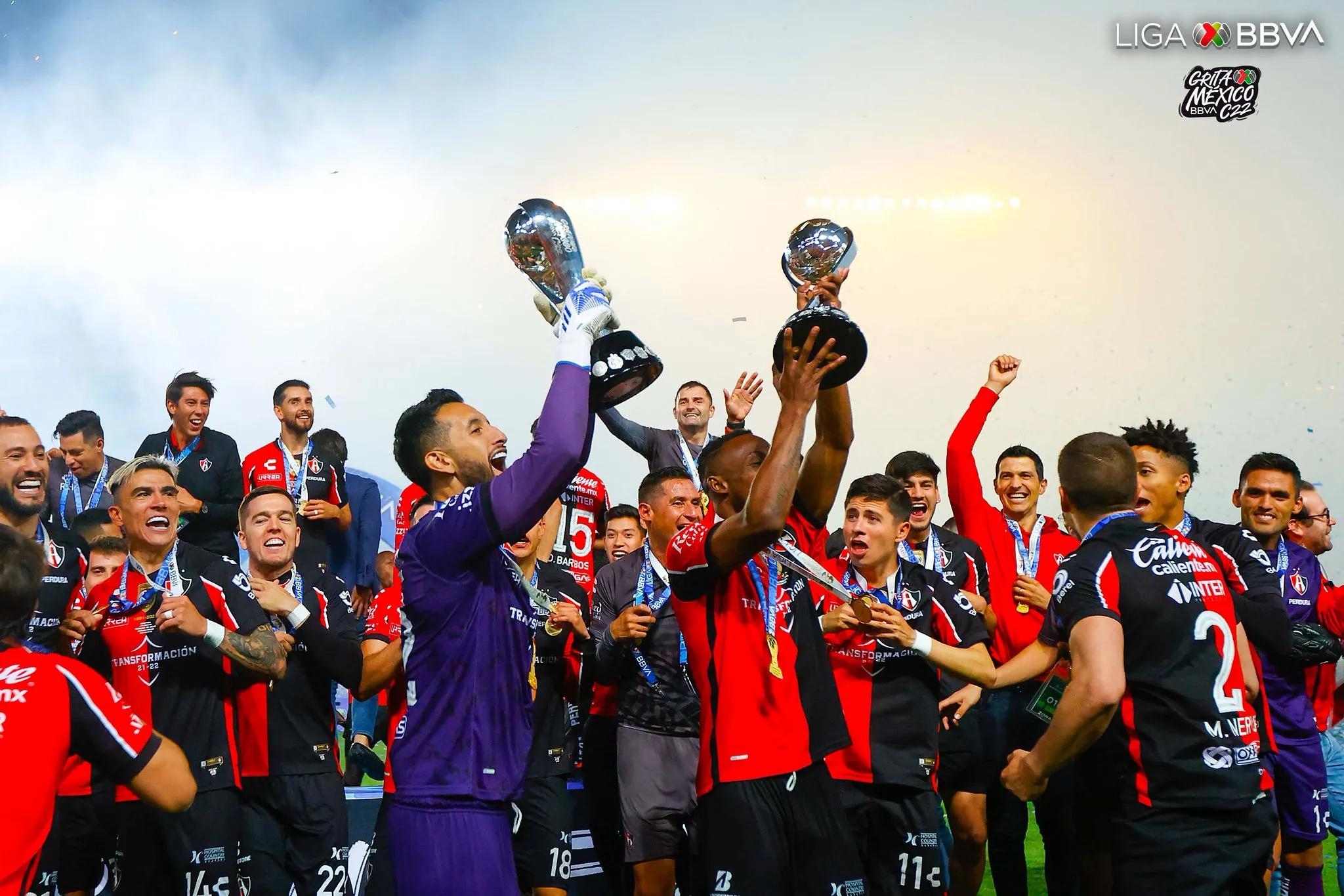 墨西哥阿特拉斯足球俱乐部,阿特拉斯足球队赛程