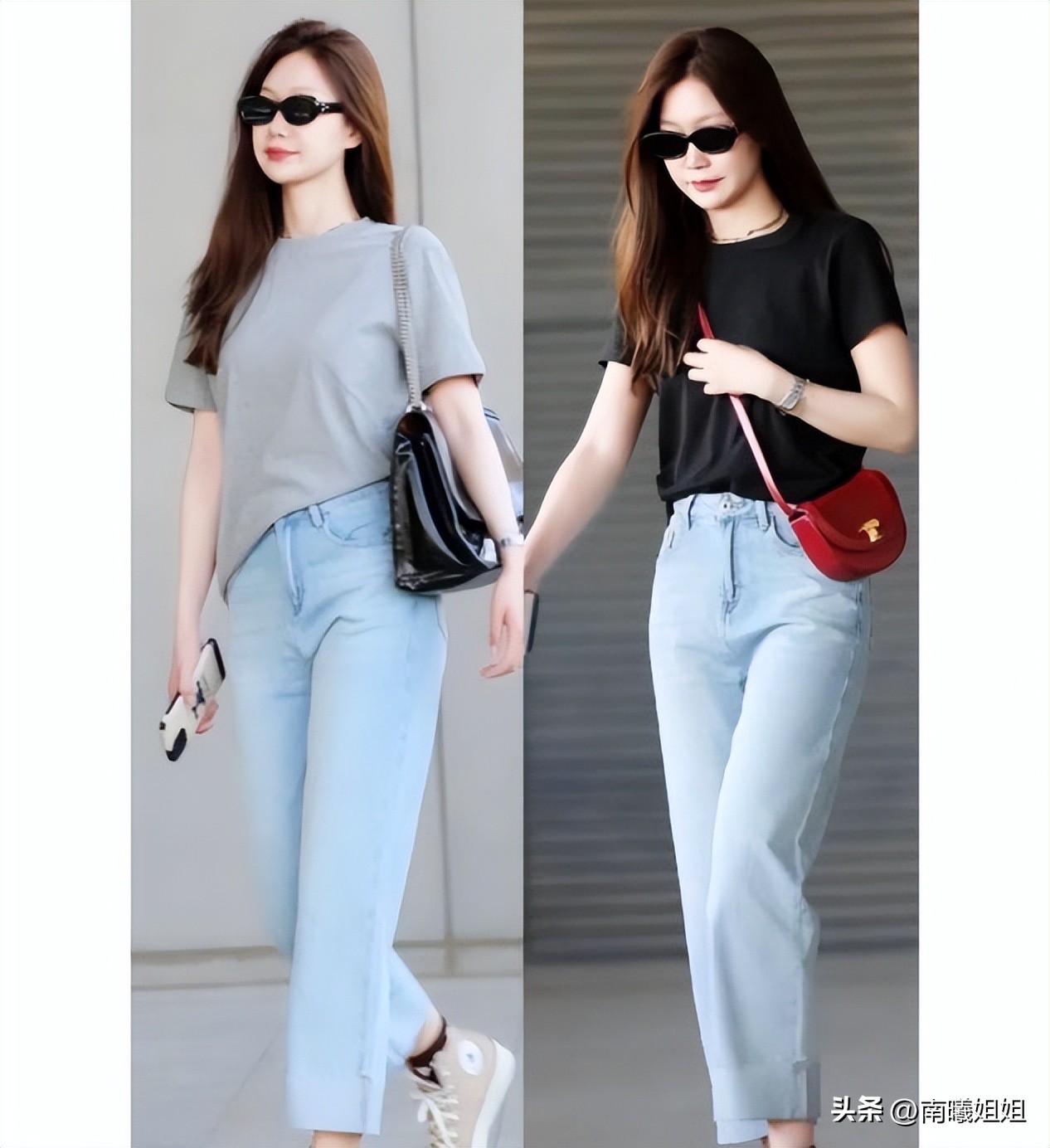 裙裤洋气减龄清凉短袖t恤百搭,2022潮款洋气t恤配背带裤