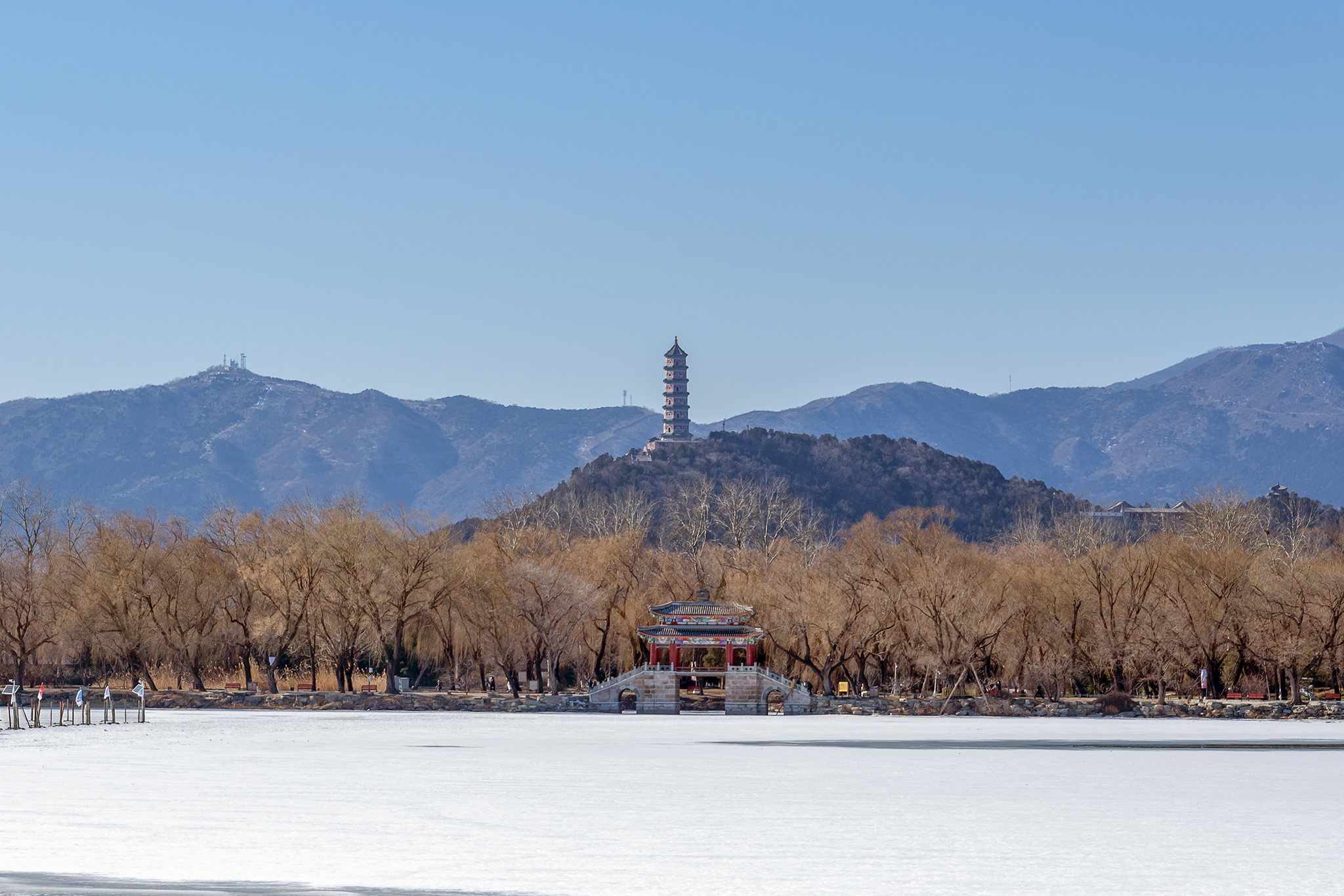 走颐和清漪，赏皇家园林之十一：昆明湖东堤（修订版）