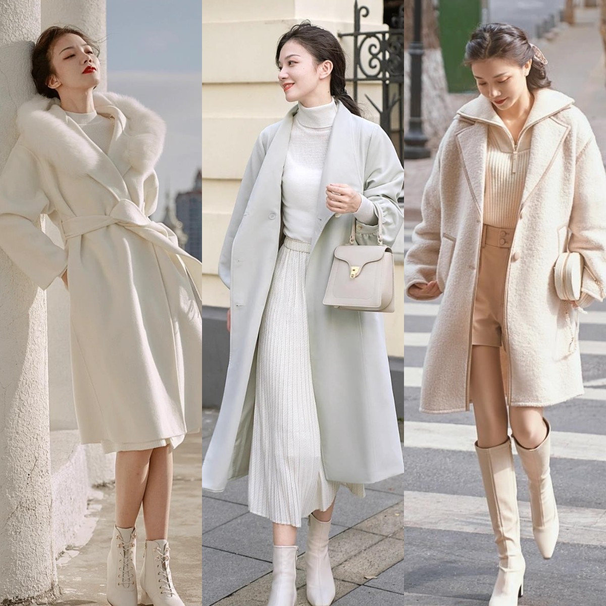 今年大衣流行色,老气的黑色短款大衣